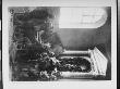 Squad Of Us Soldiers Listening To Comrade Playing Organ In Half-Wrecked Old Church, During Wwi by J.A. Marshall Limited Edition Print