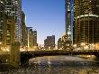 Chicago River At Dusk by Chris Pritchard Limited Edition Print