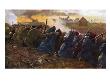 British Troops Fighting With The French To Stop The First German Onrush, Autumn 1914 by Daniel Maclise Limited Edition Print