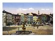 Olomouc / Olmutz - Coloured Photograph Of The Dolni Square In The Czech City by Hugh Thomson Limited Edition Print