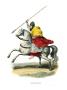 Arthur Macmurrough, King Of Leinster Irish Chieftain Riding High On His Mighty Horse by Gustave Dore Limited Edition Print
