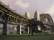 Harbour Bridge With Opera House In Background, Sydney by Marcel Malherbe Limited Edition Print