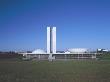 Brazilian Congress, Praca Dos Tres Poderes, Brasilia, 1958, Architect: Oscar Niemeyer by Kadu Niemeyer Limited Edition Print