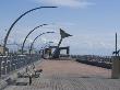 South Shore Promenade, Blackpool, Lancashire, England, Swivelling Windshelters by Natalie Tepper Limited Edition Print