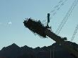 Silhouette Of The New Hoover Dam Bridge Under Construction, Nevada Side by Richard Williamson Limited Edition Print