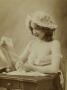 L'actrice Jane Renouardt Assise A Un Ecritoire : by Charles Reutlinger Limited Edition Print