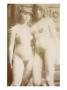 2 Femmes Nues Debout, De Face by Franã§Ois-Rupert Carabin Limited Edition Print
