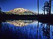 Mount Saint Helens Reflects In Blue Goat Marsh Lake, Washington, Usa by Charles Crust Limited Edition Print
