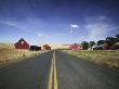 Back Road Leading To Country Barns, Walla Walla, Washington, Usa by Terry Eggers Limited Edition Print