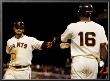 Texas Rangers V San Francisco Giants, Game 2: Cody Ross, Edgar Renteria by Doug Pensinger Limited Edition Pricing Art Print