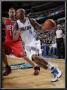New Jersey Nets V Dallas Mavericks: Caron Butler And Brook Lopez by Glenn James Limited Edition Print
