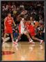 Philadelphia 76Ers V Toronto Raptors: Andre Iguodala And Sony Weems by Ron Turenne Limited Edition Print