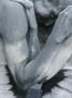 Close View Of A Statue Of A Sorrowful Embrace, Pere Lachaise Cemetery by Stephen Sharnoff Limited Edition Print