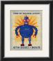 Boris Box Art Robot by John Golden Limited Edition Print