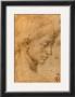 Testa Femminile Di Profilo by Michelangelo Buonarroti Limited Edition Print