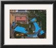 Blue Motor Scooter by Nelson Figueredo Limited Edition Print