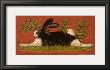 Red Folk Bunny by Lisa Hilliker Limited Edition Print