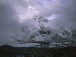 Glacier Below Framed Mountain Peak, Nepal by Michael Brown Limited Edition Print