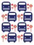 Blue Bus Stop by Avalisa Limited Edition Pricing Art Print
