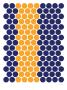 Blue Orange Dots by Avalisa Limited Edition Print