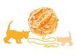 Orange Ball Of Yarn by Avalisa Limited Edition Print