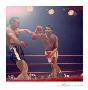 Lifeâ® - Sugar Ray Fighting Carmen Basilio In World Middleweight Boxing Match, 1958 by George Silk Limited Edition Print
