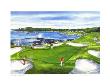 Pebble Beach, 7Th Hole by Furmanski Limited Edition Pricing Art Print