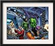 Fall Of The Hulks: Alpha #1 Group: Egghead, Red Ghost, Mad Thinker And Leader by Paul Pelletier Limited Edition Pricing Art Print