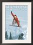 Snowboarder Jumping - Keystone, Colorado, C.2008 by Lantern Press Limited Edition Pricing Art Print