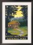 Rocky Mountain National Park, Co - Cabin Scene, C.2009 by Lantern Press Limited Edition Print