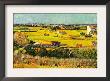 Harvest At La Crau With Montmajour In The Background by Vincent Van Gogh Limited Edition Print