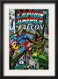 Captain America & The Falcon #13 Cover: Captain America, Falcon And Spider-Man by John Romita Sr. Limited Edition Pricing Art Print