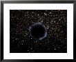 Artist's View Of A Black Hole In A Globular Cluster by Stocktrek Images Limited Edition Pricing Art Print