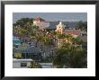 Dawn Over The Commercial District, Fort Myers Beach, Florida by Walter Bibikow Limited Edition Print