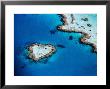 Heart-Shaped Reef, Hardy Reef, Near Whitsunday Islands, Great Barrier Reef, Queensland, Australia by Holger Leue Limited Edition Print