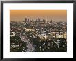 Los Angeles Downtown As Seen From Hollywood Bowl Overlook, At Dusk by Witold Skrypczak Limited Edition Print