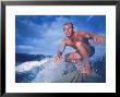 Surfer Nick Beck Riding His Surfboard In The Waters Off Hawaii by George Silk Limited Edition Print
