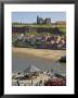 Whitby Abbey, Sandy Beach And Harbour, Whitby, North Yorkshire, Yorkshire, England by Neale Clarke Limited Edition Print