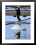 Salt-Field Worker Walking Through Salt Pans On The South Central Coast by Mason Florence Limited Edition Pricing Art Print