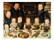 William Brooke, 10Th Lord Cobham And His Family, 1567 by Master Of The Countess Of Warwick Limited Edition Print