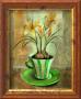 Yellow Crocus Teacup by Silvia Vassileva Limited Edition Pricing Art Print