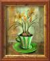 Yellow Crocus Teacup by Silvia Vassileva Limited Edition Print