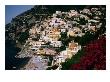 Domed Church Of Santa Maria Dell'asunta In Foreground With Village Behind, Positano, Italy by Jonathan Smith Limited Edition Print