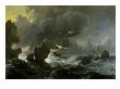 Dutch Merchantmen Driven Onto A Rocky Coast by Ludolf Backhuysen Limited Edition Pricing Art Print