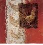 Antique Hens I by Fabrice De Villeneuve Limited Edition Print