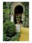 Planter And Arched Entrance To Garden In Casa De Pilatos Palace, Sevilla, Spain by John & Lisa Merrill Limited Edition Print
