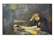 Robert Schumann German Musician Depicted Composing The Dichterliebe by L. Balestrieri Limited Edition Print