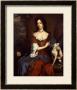 Portrait Of Mary Of Modena, Queen Of James Ii, Circa 1656-1687 by William Wissing Limited Edition Print