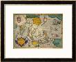 Map Of India by Abraham Ortelius Limited Edition Print
