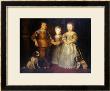 Group Portrait Of The Children Of King Charles I, Full Length by Sir Anthony Van Dyck Limited Edition Pricing Art Print